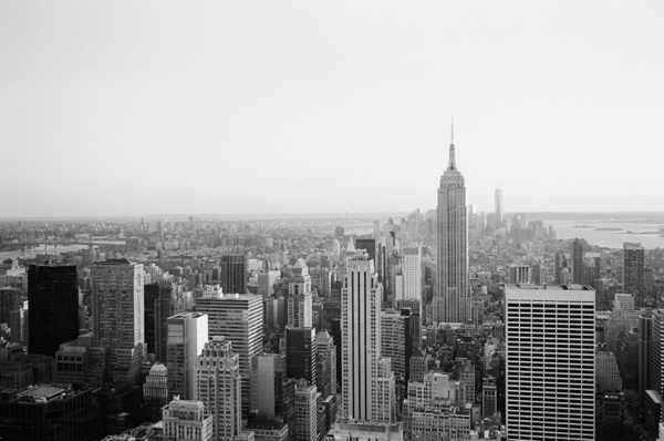 classic-new-york-city-skyline-black-white-film