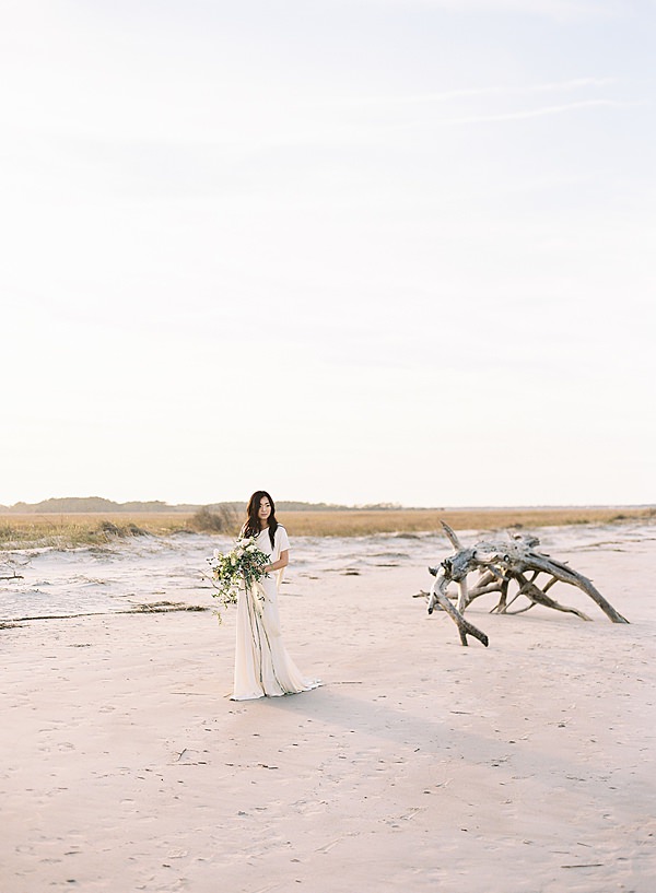 coastal bridal photos