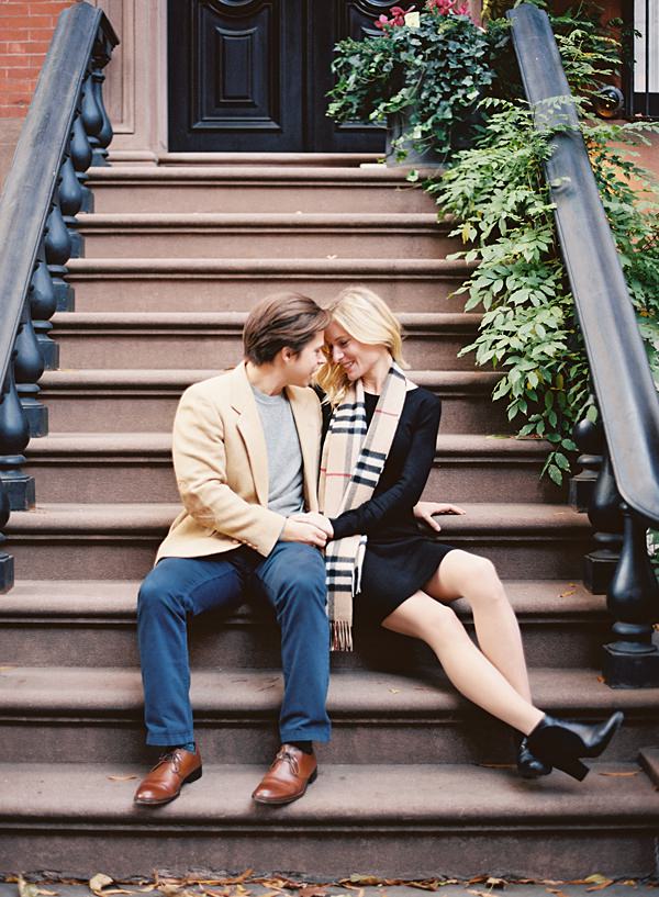 fall nyc anniversary session