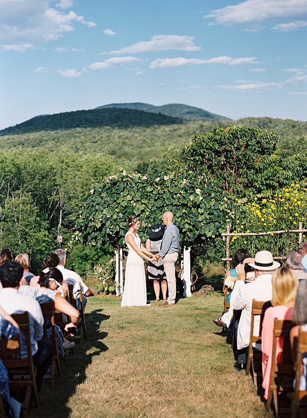 wedding ceremony on film